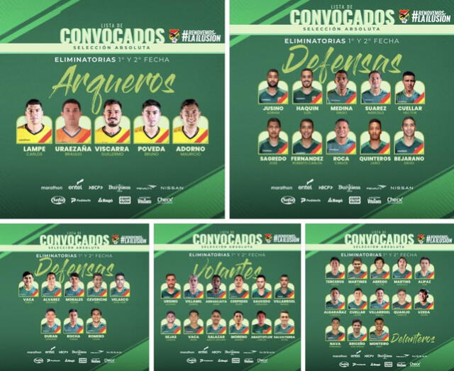 Selección Bolivia: Lista De Convocados Por Gustavo Costas Para Partidos ...