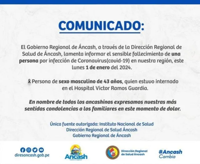  Entidad emitió comunicado. Foto: difusión   