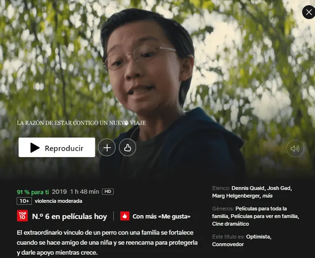  'La razón de estar contigo' en Netflix. Foto: captura Netflix   