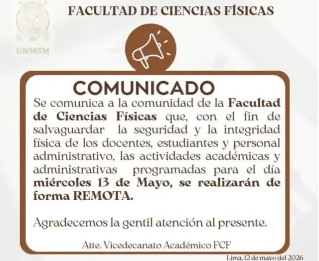 toma san marcos, clases virtuales, UNMSM