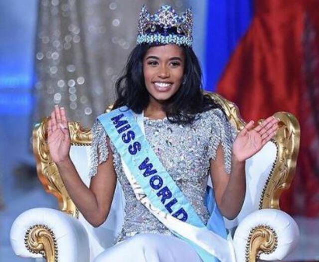Toni-Ann Singh, la representante jamaiquina para el Miss Mundo 2019 fue coronada como ganadora en ese año. Foto: Instagram