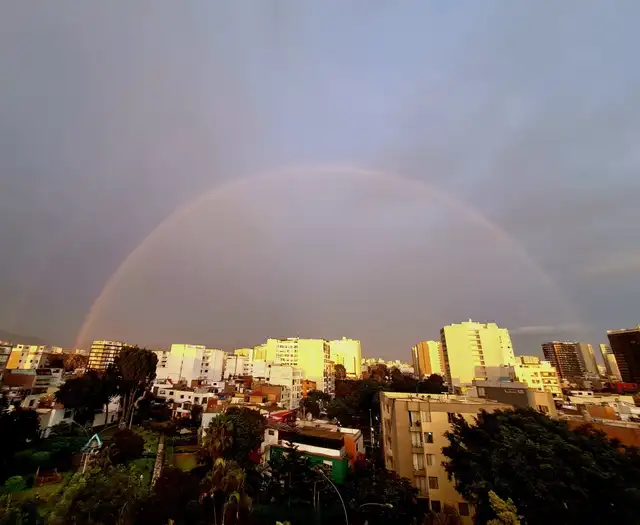Arcoirís en Jesús María. Arcoirís en Jesús María.