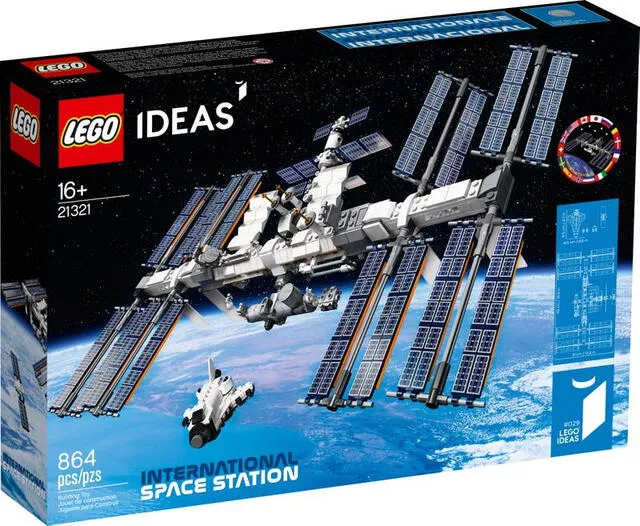 Kit de la Estación Espacial Internacional tendrá 864 piezas | Foto: LEGO.