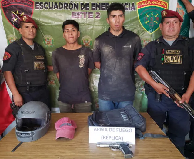 Policía captura a balazos a dos 'marcas' que asaltaron a empresario en Huachipa