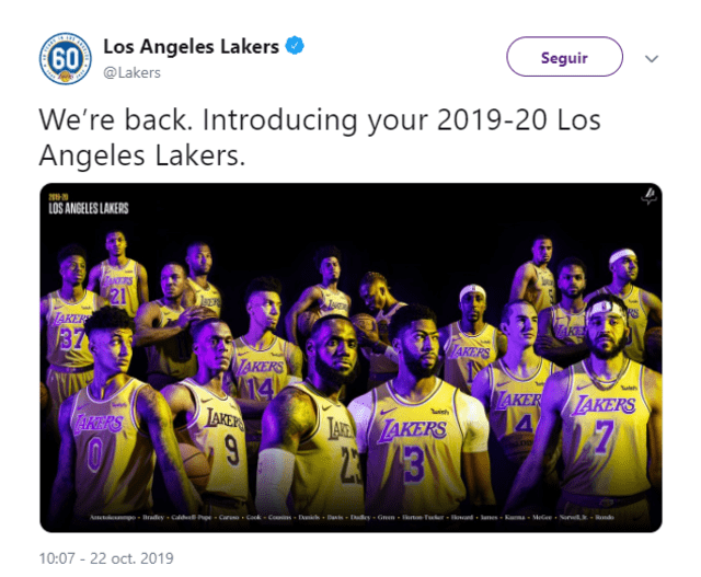 Los Ángeles Lakers.