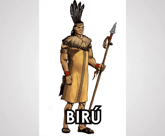 El cacique Birú sería el originario del nombre Perú. Foto: difusión   