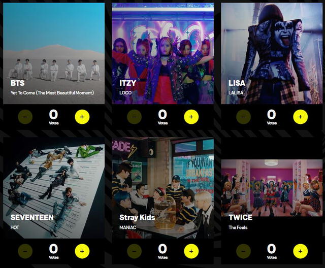 BTS: nominaciones en los MTV VMAs 202. Foto: MTV