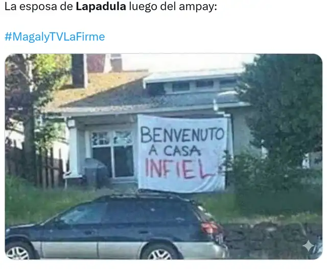  Divertidos memes sobre el ampay de Gianluca Lapadula. Foto: X    