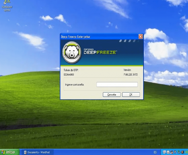  Era imposible desinstalar Deep Freeze, a menos que tengas una clave. Foto: Faronics   
