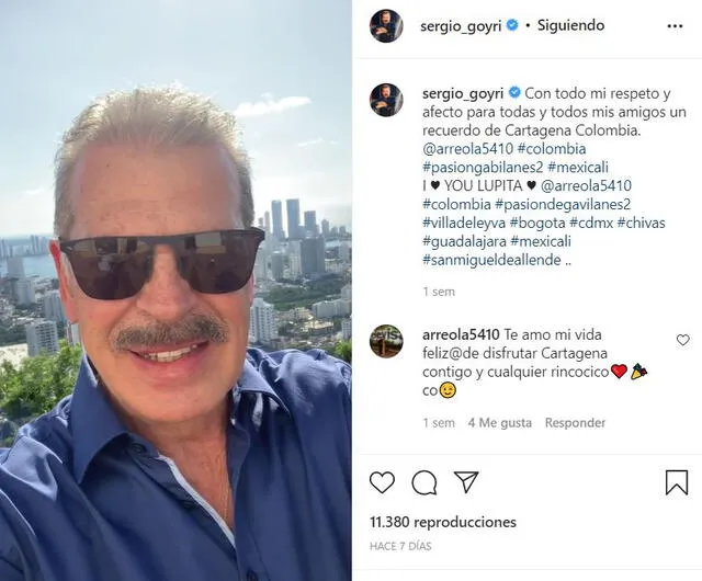 Sergio Goyri es la nueva incorporación de Pasión de gavilanes. Foto: @sergio_goyri Sergio Goyri es la nueva incorporación de Pasión de gavilanes. Foto: @sergio_goyri