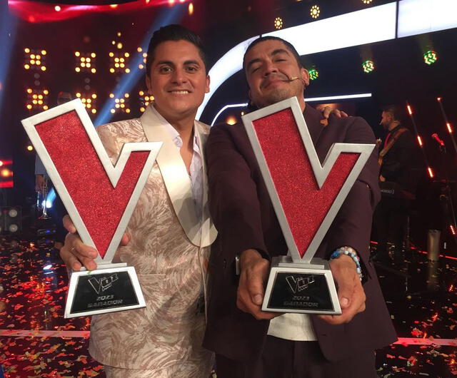 Luis Manuel se coronó como el ganador de la sexta temporada de "La voz Perú". Foto: Instagram/La voz Perú    