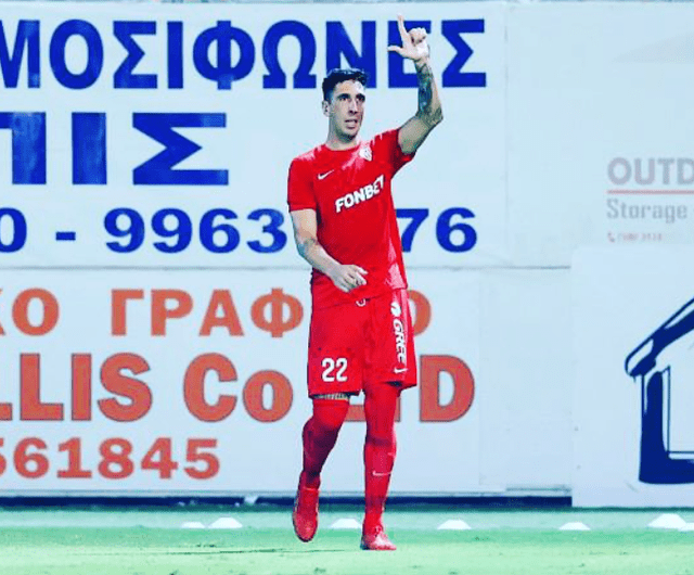 Diego Dorregaray regresó al continente tras jugar en Chipre. Foto: Instagram.   
