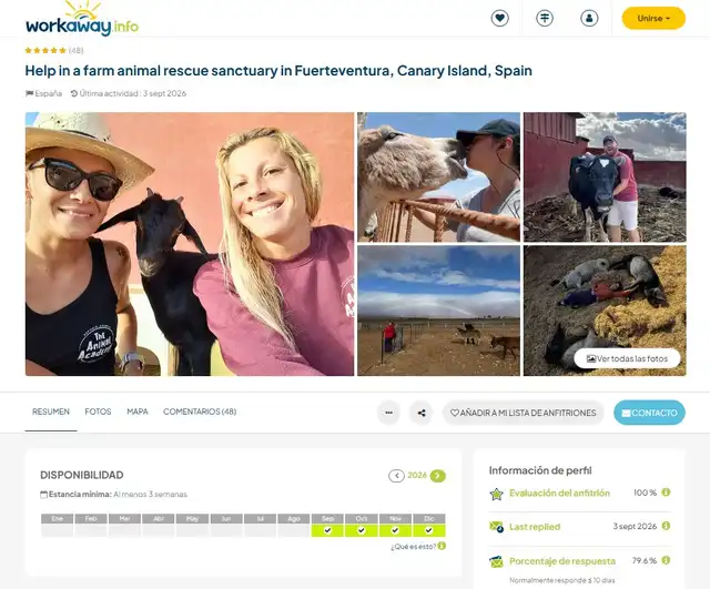 Los solicitantes al refugio en Fuerteventura deben tener dominio intermedio de español y gestionar su visado si son extracomunitarios. Foto: Workaway