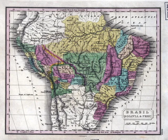 Uruguay nació como resultado de una serie de conflictos y tensiones entre potencias regionales. Foto: Mapas del Mundo.   