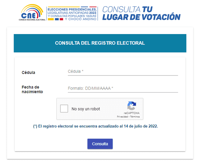 Descubre cuál es tu centro de votación de las Elecciones Ecuador 2023. Foto: CNE