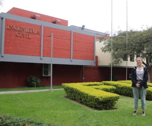  Tabatha es una estudiante de la carrera de Ingeniería Civil. Foto: UNI   