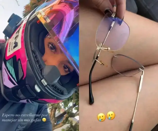 La influencer dejó un último mensaje antes de viajar en su moto. Foto: Difusión La influencer dejó un último mensaje antes de viajar en su moto. Foto: Difusión