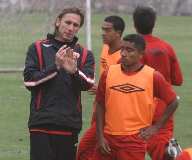 'Toñito' junto al hoy técnico de la selección peruana. Foto: Libero