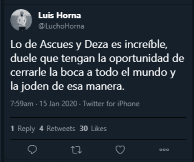 Carlos Ascues y Jean Deza reciben la crítica de Lucho Horna.