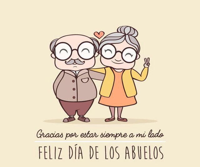 Dibujos para dedicar por el 'Día del Abuelo'. (Foto: Difusión)