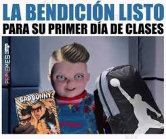 Retorno a clases presenciales 2022: los mejores memes del primer día de clases. Foto: captura.
