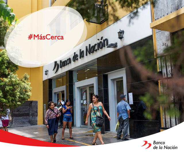 La sede del Banco de la Nación en Plaza de Armas. Foto: Banco de la Nación/Facebook La sede del Banco de la Nación en Plaza de Armas. Foto: Banco de la Nación/Facebook