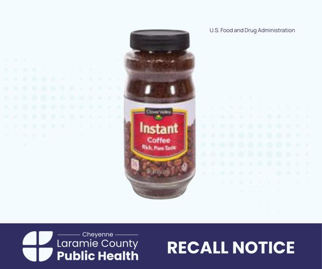El producto que está siendo retirado. Foto: Cheyenne Laramie County Public Health