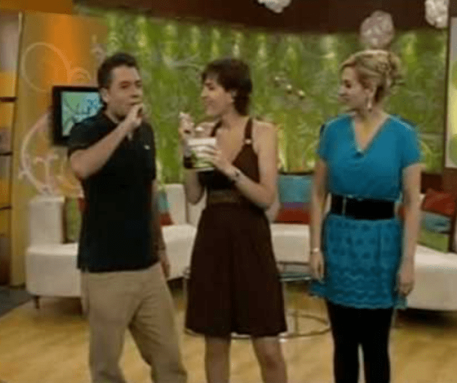 Gigi Mitre aparece cantando y bailando en el programa"Habacilar". Foto: captura de Twitter