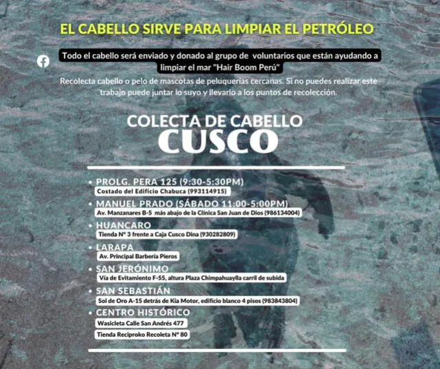 Puntos de acopio en Cusco. Foto: difusión
