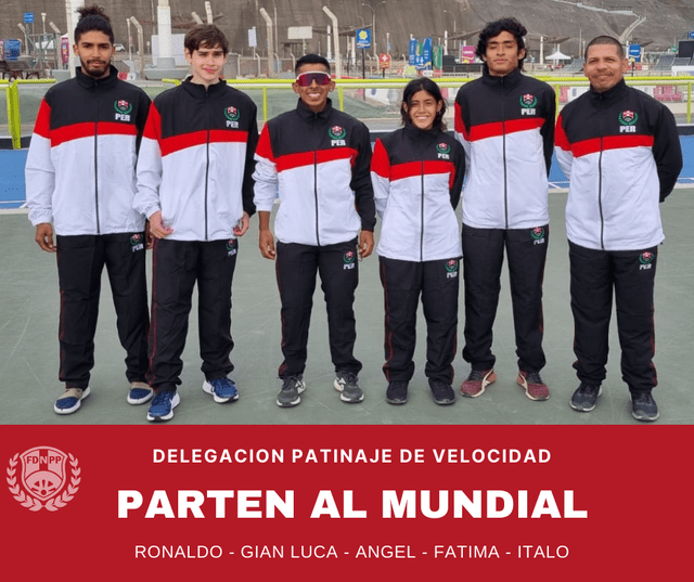 Equipo peruano de patinaje que irá al mundial de Ibagué.