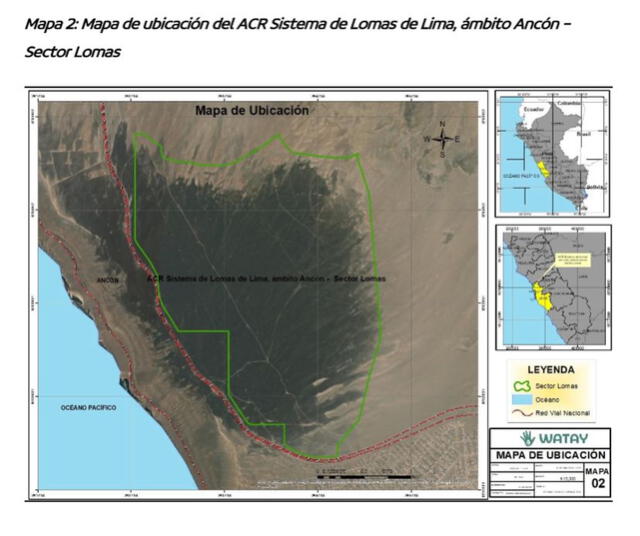  La creación del ACR Lomas de Lima fue creado el 9 de diciembre de 2019. Foto: Plan Maestro   