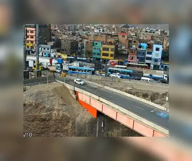 Ingreso liberado en la vía Línea Amarilla. Foto: Lima Expresa   