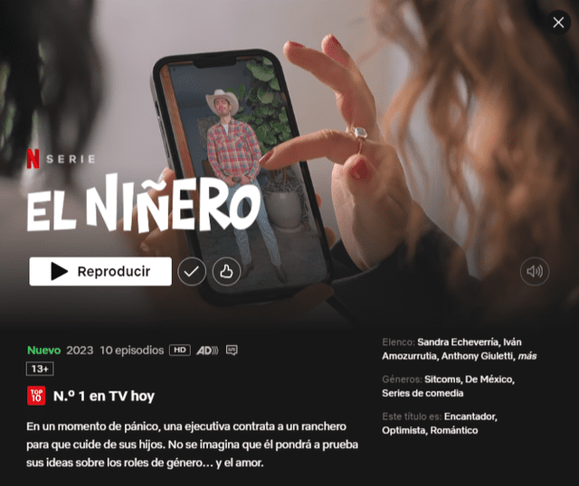  'El niñero' en Netflix. Foto: captura LR/Netflix 