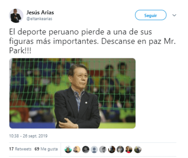 Jesús Arias. (Foto: Twitter)