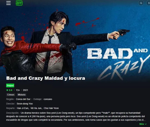 Bad and crazy: en streaming por iQIYI