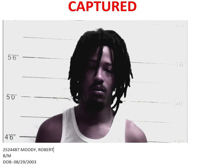 El fugitivo Robert Moody fue capturado. | Oficina del Sheriff de la Parroquia de Orleans. El fugitivo Robert Moody fue capturado. | Oficina del Sheriff de la Parroquia de Orleans.
