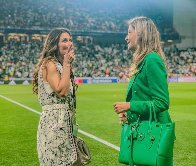 Marina Granovskaia y Leila Pereira son dos de las mujeres más poderosas en el mundo del fútbol. Foto: Leila Pereira instagram