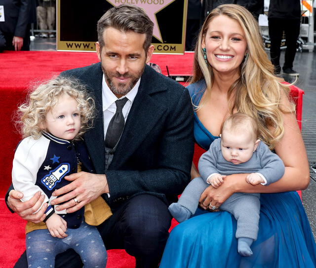 Ryan Reynolds y Blake Lively son una popular pareja hollywoodense y tienen tres hijos.