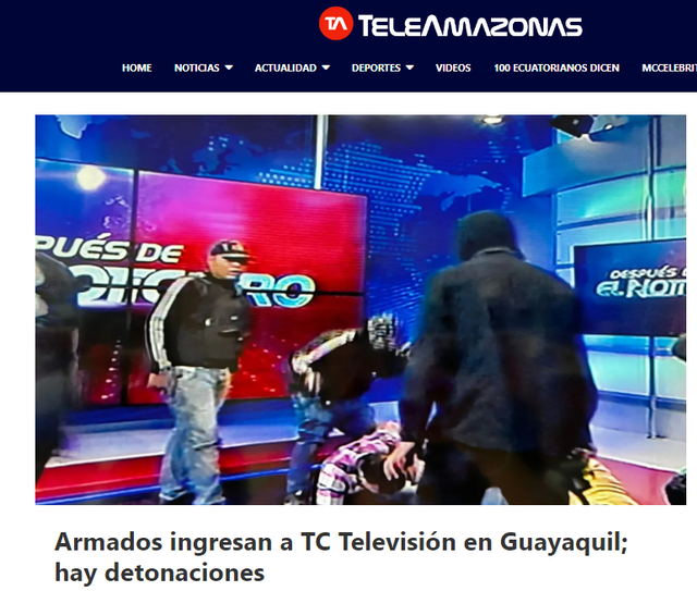 TC Televisión | canal 10 ecuador | violencia en ecuador | crisis en ecuador