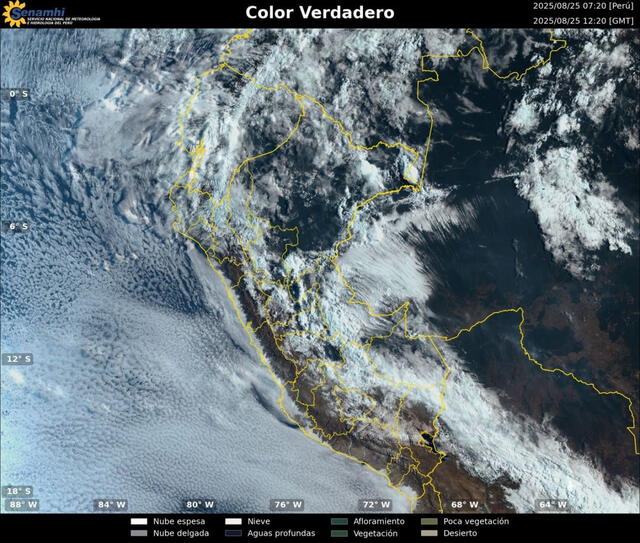 Selva peruana enfrentará descenso de temperaturas por vigésimo friaje del año. Foto: Senamhi. Selva peruana enfrentará descenso de temperaturas por vigésimo friaje del año. Foto: Senamhi.