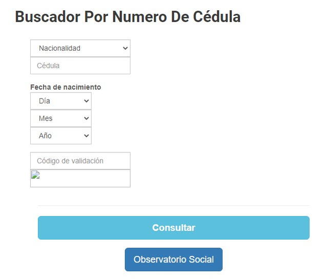  Consulta pago Amor Mayor mediante la página web de Vicesocial. Foto: captura de Vicesocial    