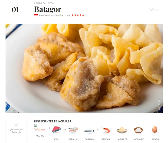  El mejor plato de pescado del mundo está en Indonesia. Foto: Taste Atlas<br>    