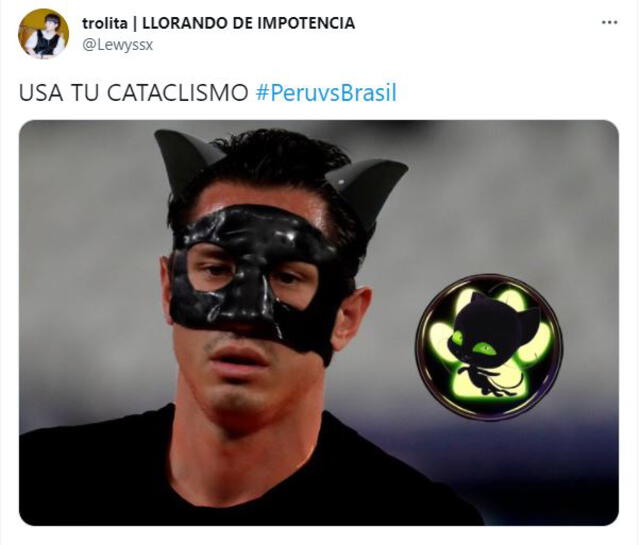 memes Perú vs Brasil. Foto: Twitter