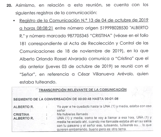 Captura de la resolución judicial que ordena la detención preliminar por 7 días contra César Villanueva y otros tres investigados. Foto: La República.