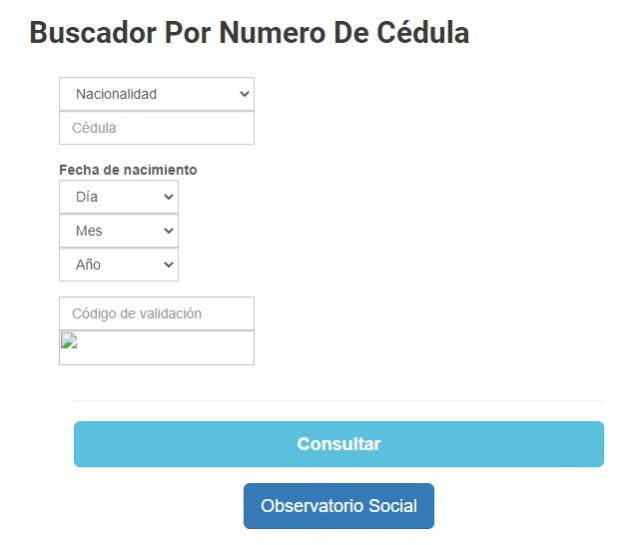  Consulta sobre pago el Amor Mayor. Foto: captura de Vicesocial   