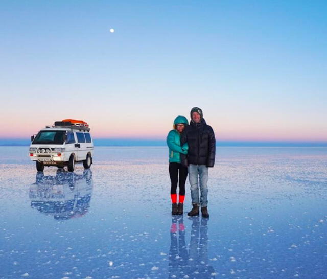 Se dice que el Salar de Uyuni es uno de los lugares más hermosos de la Tierra. Foto: Salar de Uyuni 