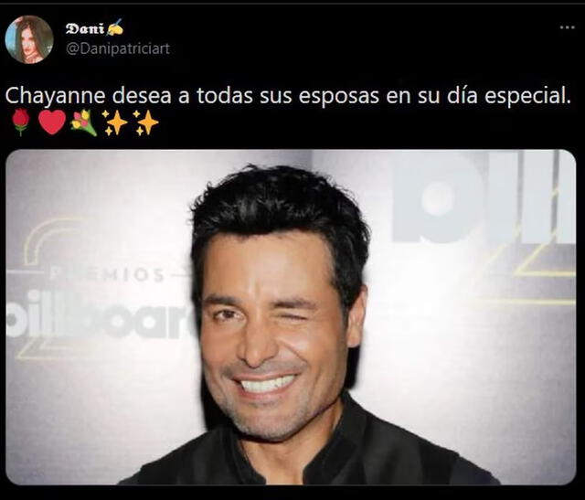  Imágenes por el Día de la Madre de Chayanne. Foto: Twitter   