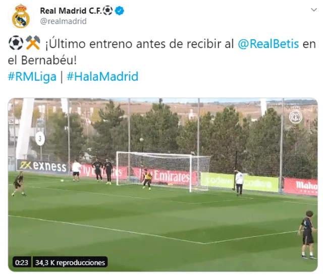 Real Madrid vs. Real Betis EN VIVO por la Liga Santander