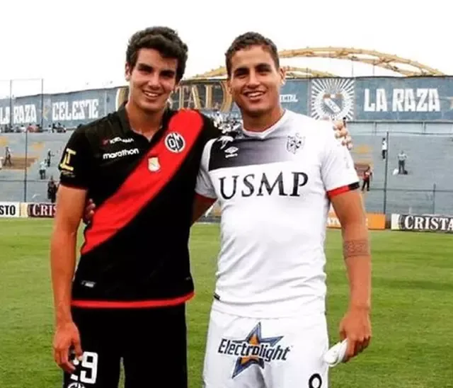Matías Succar y Alexander Succar cuando jugaban para Deportivo Municipal y USMP