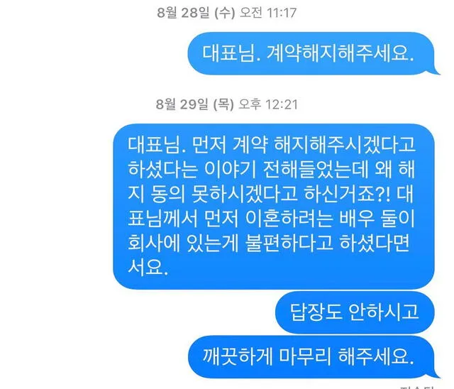 Nuevos chats de Goo Hye Sun en donde llama “cobarde” a Ahn Jae Hyun